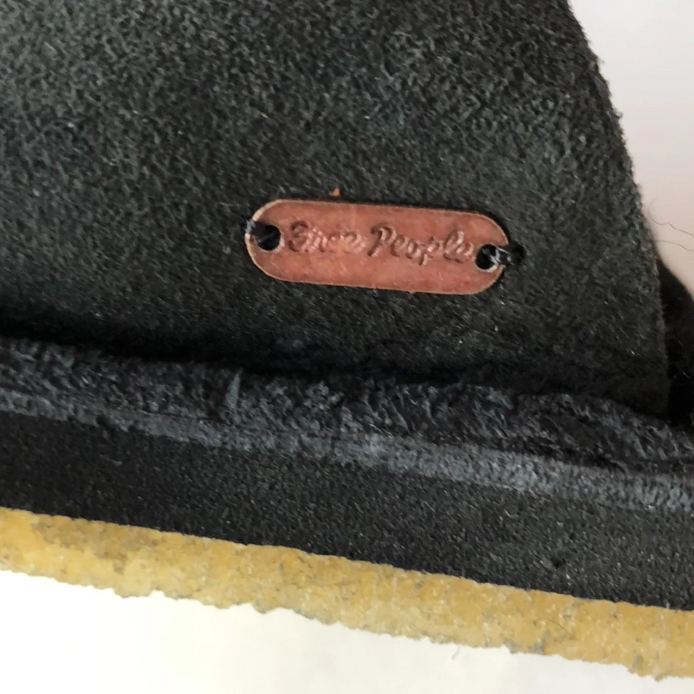❤️HP❤️Free People Cozy Sherpa Nova Flats Mules/cozy slippers NEW in BOX - Picture 8 of 9